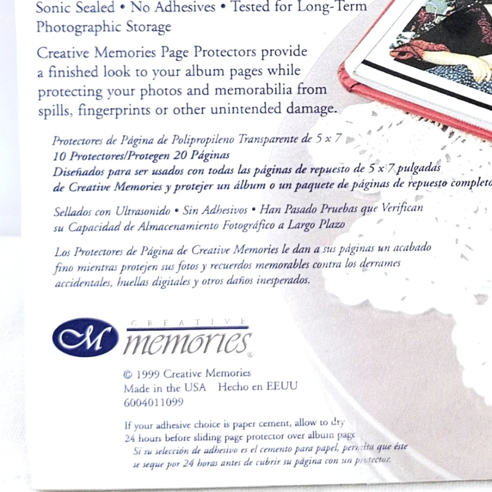 Creative Memories 5x7 Page Protectors Refill NEW Retired CM Scrapbook Sleeves